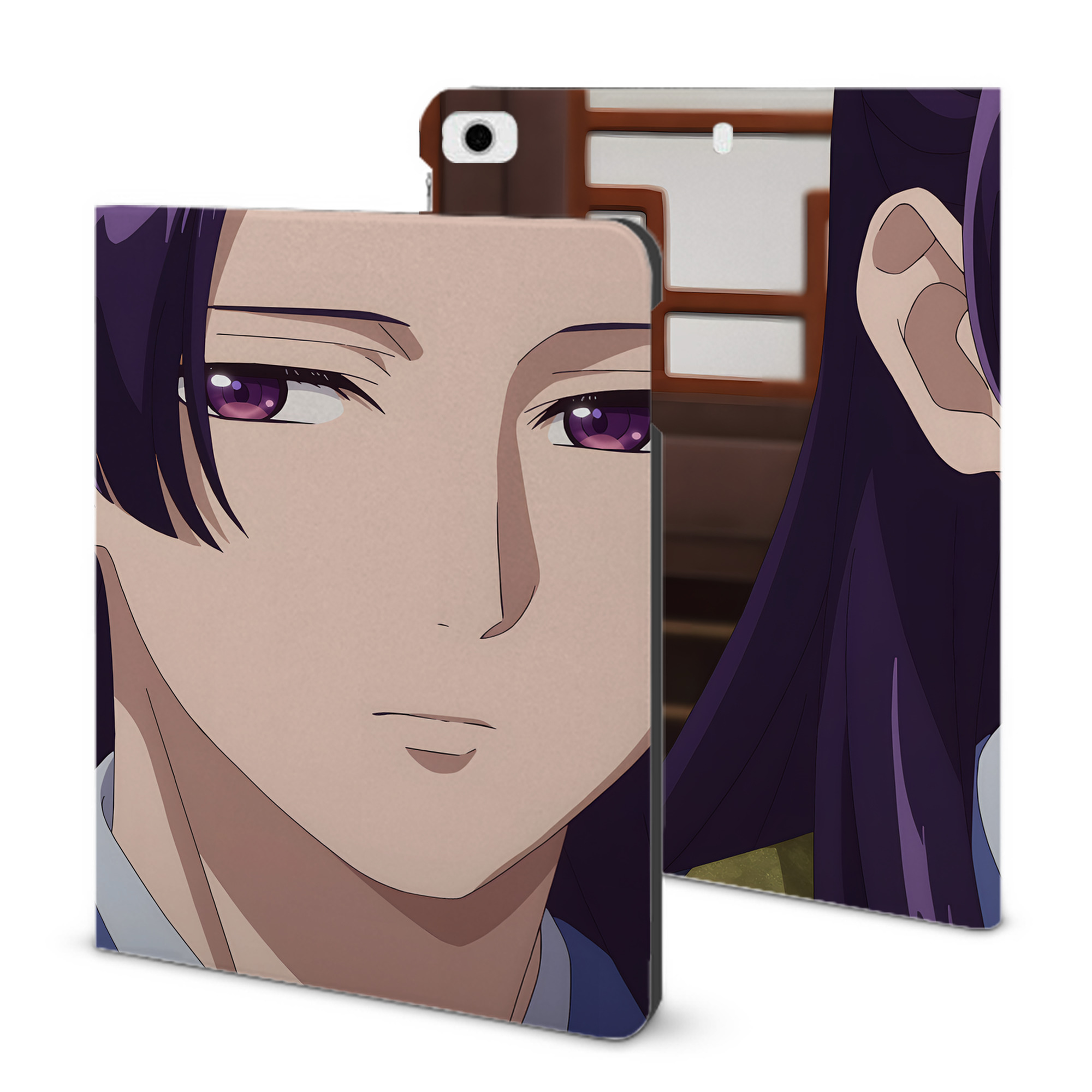 （画像用） 薬屋のひとりごと The Apothecary Diaries IPad ケース ブック型 PUレザー TPU 耐衝撃 軽量 薄型 ペン収納なし 全面保護 IPad 各モデル対応